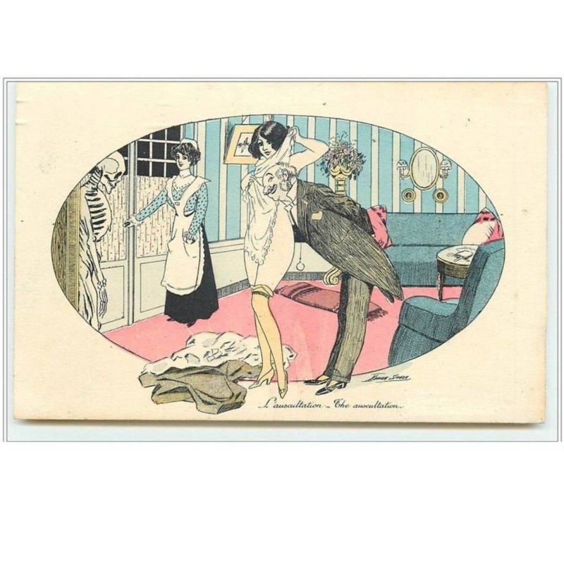 n°5416 - Xavier Sager - L'Auscultation - Femme nue