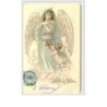 n°5440 - Carte Gaufrée - Joyeux Noël - Ange et angelot