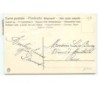 n°12140 - Carte Gaufrée - Joyeuses Pâques - Garçon tenant en laisse des poussins