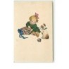 n°5546 - Meissner & Buch - Lia Doring - Fillette ouvrant une boite devant son chien