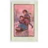n°558 - Ethel Parkinson -  Garçon en patins à glace, fillette avec poupée