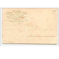 n°56 - Catharina Klein - Carte Gaufrée - Rose jaune