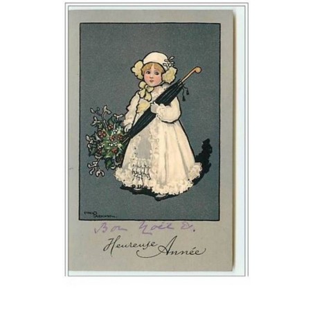 n°5626 - Ethel Parkinson - MM Vienne n°233 - Heureuse Année - Fillette avec un parapluie