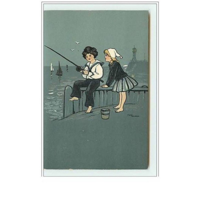 n°5629 - Ethel Parkinson - Enfants pêchant