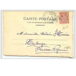 n°5672 - Art Nouveau - Femme avec une plume à la main