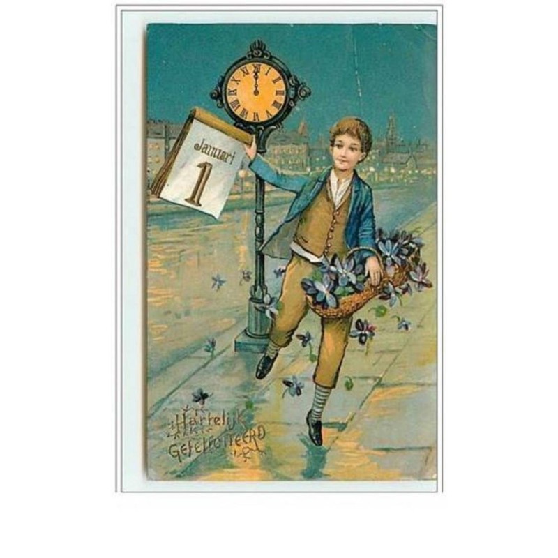 n°5677 - Hartelijk gefeliciteerd - Enfant 1er janvier