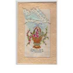n°5709 - Carte Brodée avec...