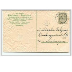 n°5780 - Carte Gaufrée - Joyeuses Pâques - Fillette allongée