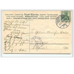 n°5781 - Carte Gaufrée - Fröhliche Ostern - Fillette assise sur une barrière avec des oeufs