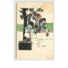 n°5813 - Collage de Timbres - Cut Stamps - Fillettes en Pierrot