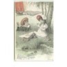 n°5831 - Joyeuses Pâques - Couple d'enfants au bord de l'eau