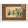 n°5846 - Joyeux Noël - Ange et fillette avec sa poupée