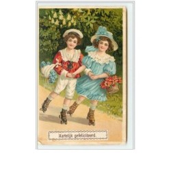 n°588 - Carte Gaufrée -...