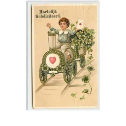 n°589 - Carte Gaufrée -...