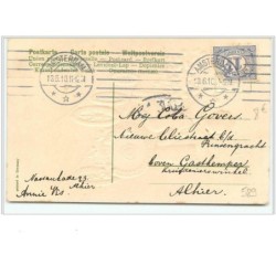 n°589 - Carte Gaufrée - Hartelijk gefeliciteerd - Enfant sur une locomotive de train