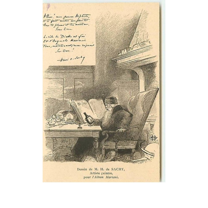 n°12167 - Collection Mariani - Dessin de M. H. de Sachy - Artiste Peintre