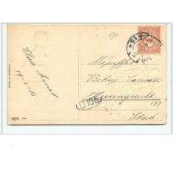 n°590 - Carte Gaufrée - Hartelijk gefeliciteerd - Fillette et chat