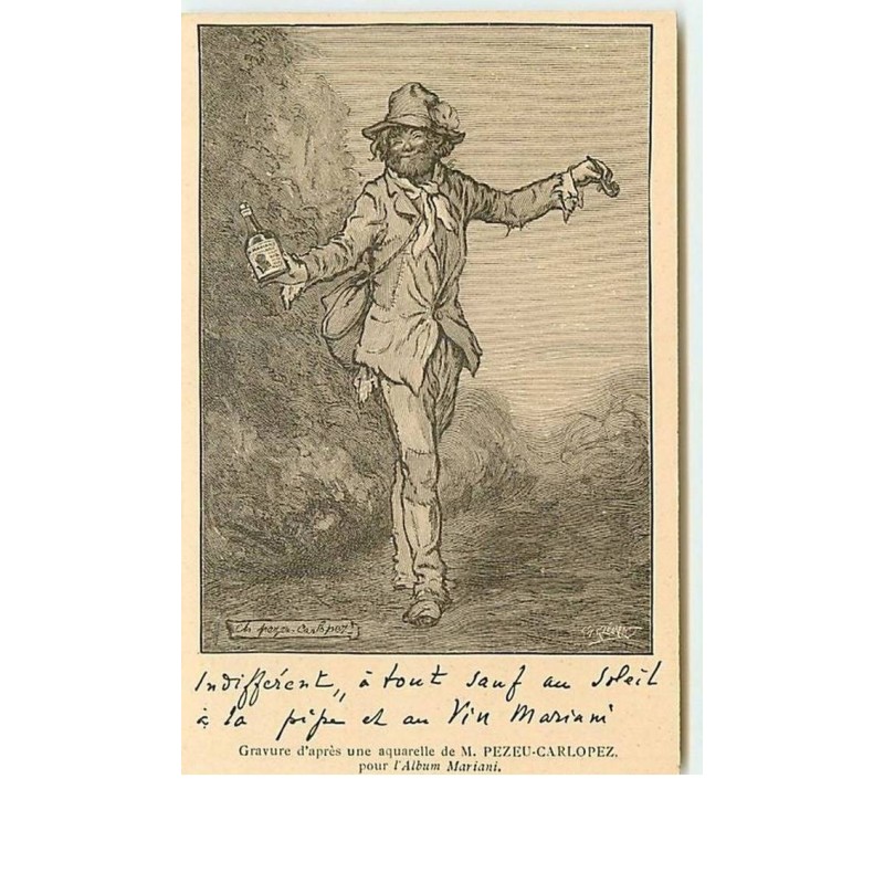 n°12168 - Collection Mariani - Gravure d'après une aquarelle de M. Pezeu-Carlopez