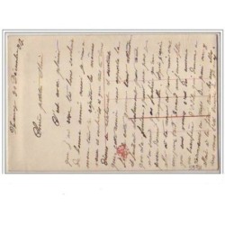 n°5958 - Carte Brodée - Bonne Année - Fleurs blanches