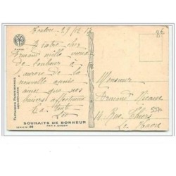 n°5970 - Xavier Sager - Bonne Année - Femme regardant des lettres