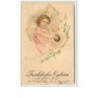 n°5977 - Fröhliche Ostern - Ange avec une lyre