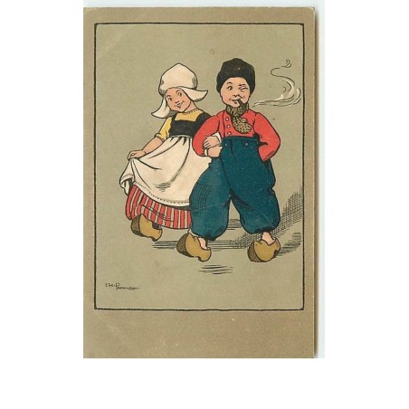 n°603 - Ethel Parkinson - Jeunes Hollandais se promenant
