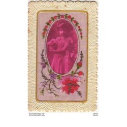 n°10202 - Carte Brodée -...