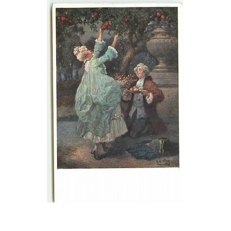 n°12172 - MM Vienne n°1352 - Jeune Femme cueillant des pommes
