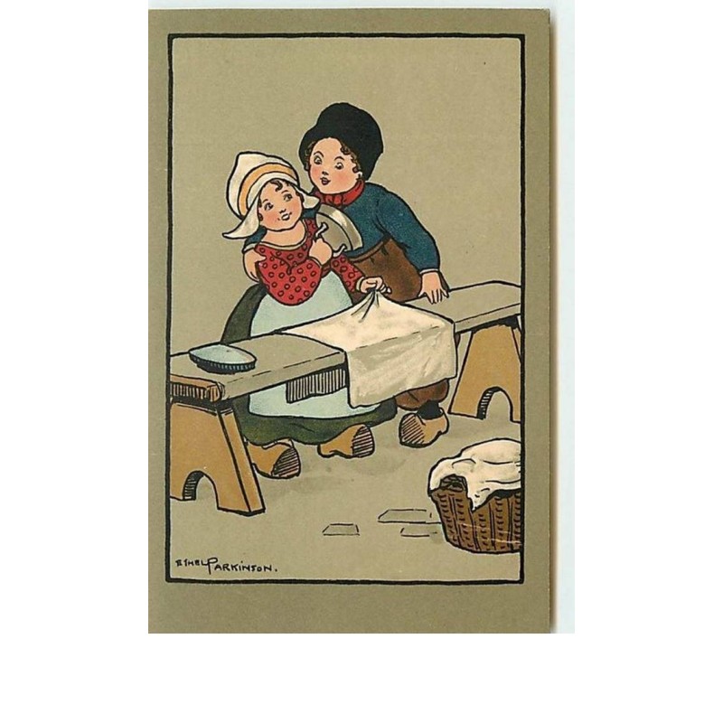 n°605 - Ethel Parkinson - Jeunes Hollandais repassant