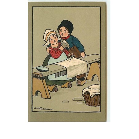 n°605 - Ethel Parkinson - Jeunes Hollandais repassant