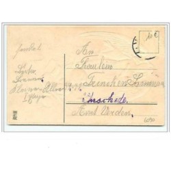 n°6090 - Carte Gaufrée - Fröhliche Ostern - Ange et têtes d'anges