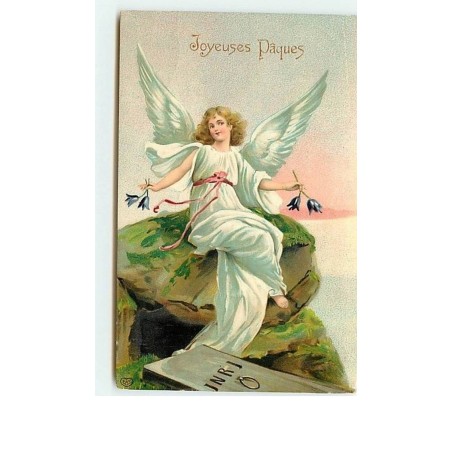 n°6127 - Joyeuses Pâques - Ange Gardien - style Mailick