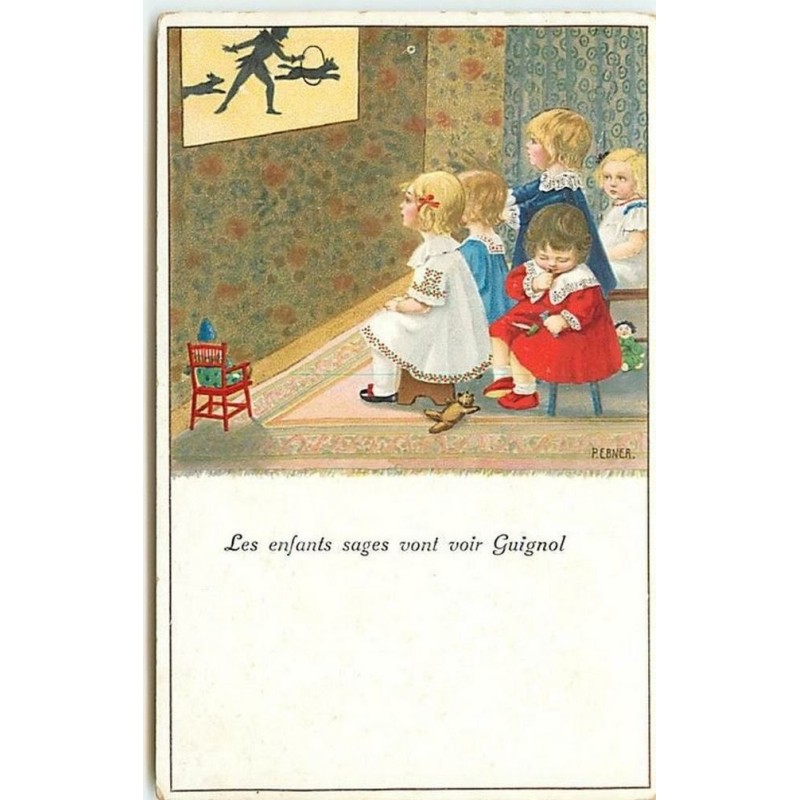 n°616 - Pauli Ebner - Les enfants vont voir Guignol