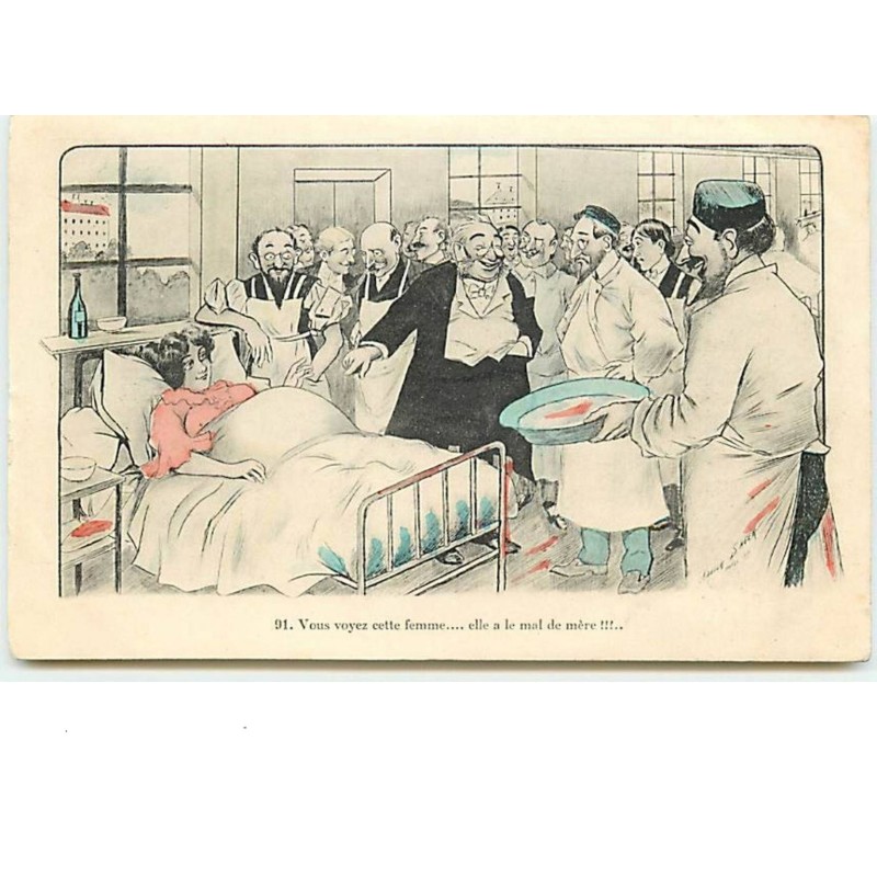 n°6161 - Xavier Sager - Vous voyez cette femme...elle a le mal de mère!!!