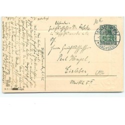 n°6192 - Fröhliches Neujahr - Homme dans un paysage hivernal