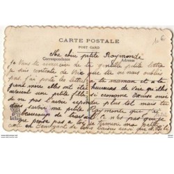 n°10202 - Carte Brodée - Fleurs et photo d'une fillette dans un médaillon