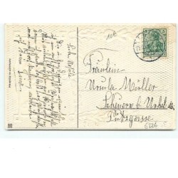 n°6226 - Carte Gaufrée - Fröhliche Weihnachten - Enfant dormant avec sa poupée