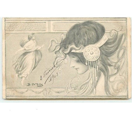 n°6271 - B. Patella - Art Nouveau - Femme