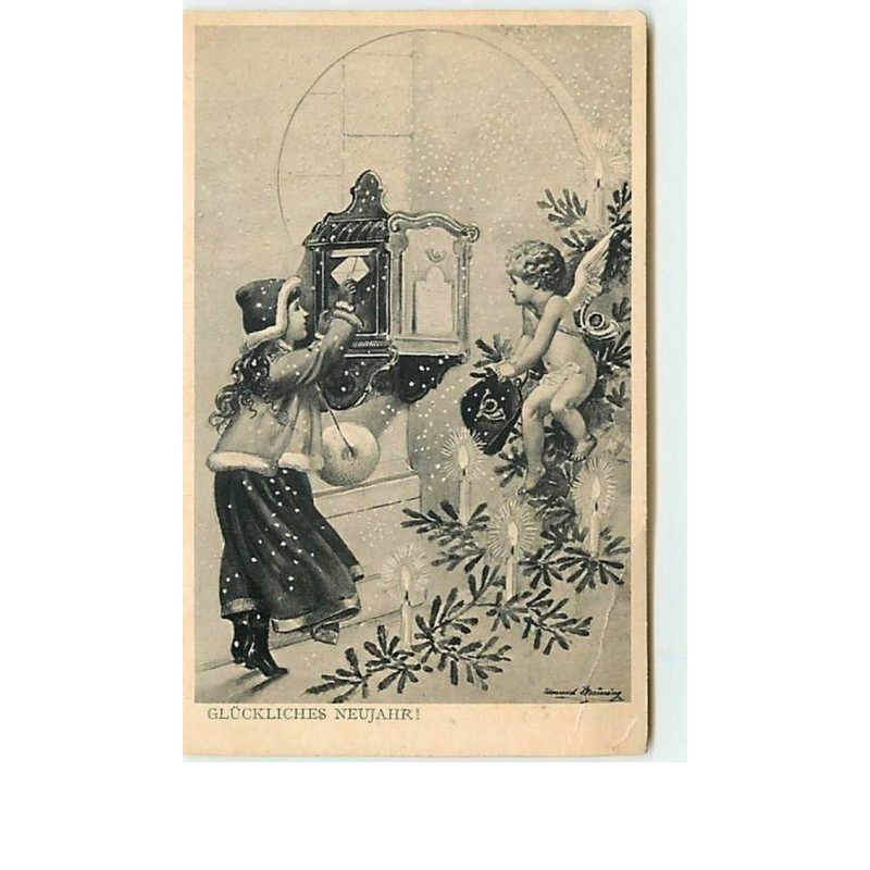 n°6290 - Glückliches Neujahr - Angelot - Boite à lettres