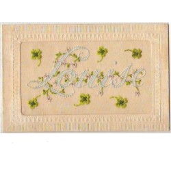 n°6306 - Carte Brodée -...