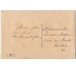 n°6306 - Carte Brodée - Prénom : Louise
