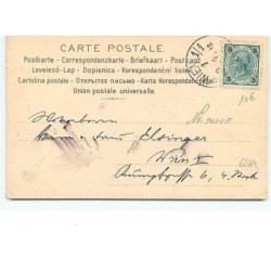 n°6384 - Fröhliche Ostern - Couple s'embrassant sortant d'oeufs