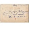 n°6406 - Carte Brodée avec rabat - Fleurs roses