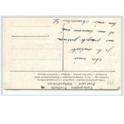 n°641 - Carte Gaufrée - Sincère Affection - Pierrot faisant la lecture aux oiseaux sur des fils électriques