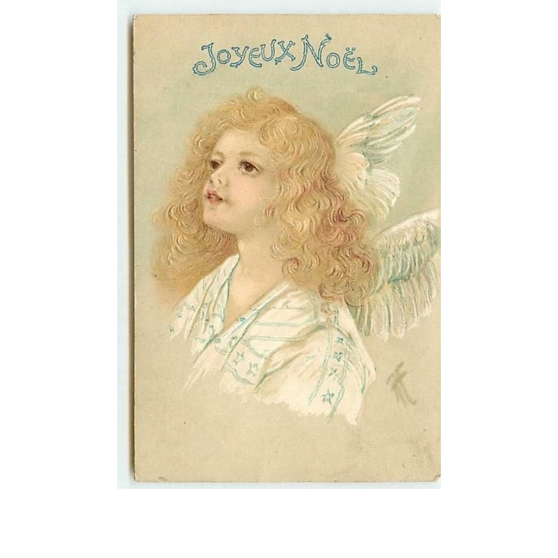 n°6423 - Carte Gaufrée - Joyeux Noël - Ange