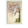n°648 - Carte Gaufrée - Enfant sur un arbre