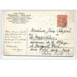 n°648 - Carte Gaufrée - Enfant sur un arbre