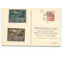 n°6539 - Fröhliche Pfingsten - Repas champêtre - Vignette Internationale Postwertzeichen Ausstellung Wien 1933
