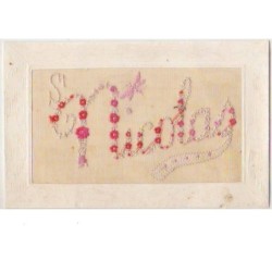 n°6560 - Carte Brodée - St...