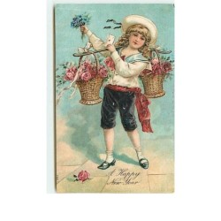 n°6586 - Carte Gaufrée - A...